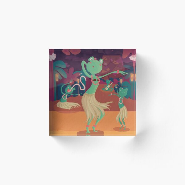 Luau! Acrylic Block