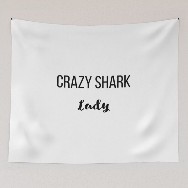 Item preview, Crazy Shark Lady designed and sold by DesignArena.