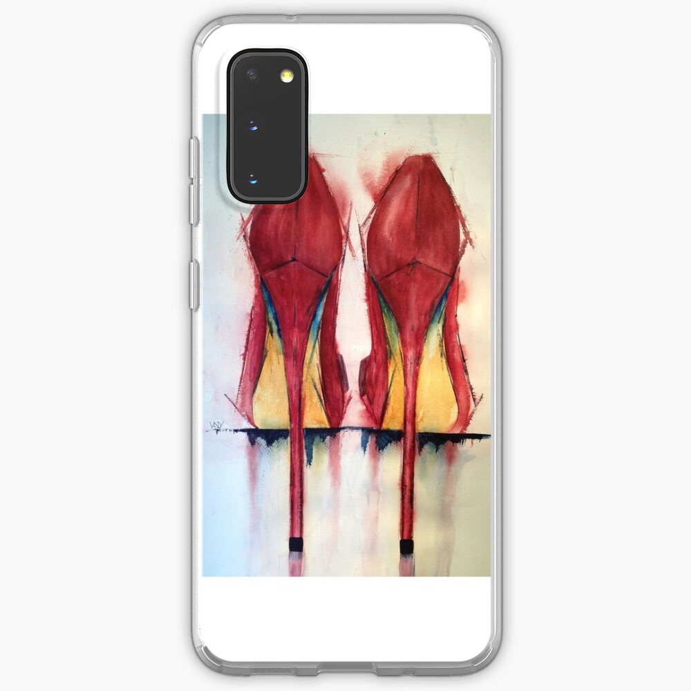 Red Shoes - Girls' Best Friends Case & Skin for Samsung Galaxy