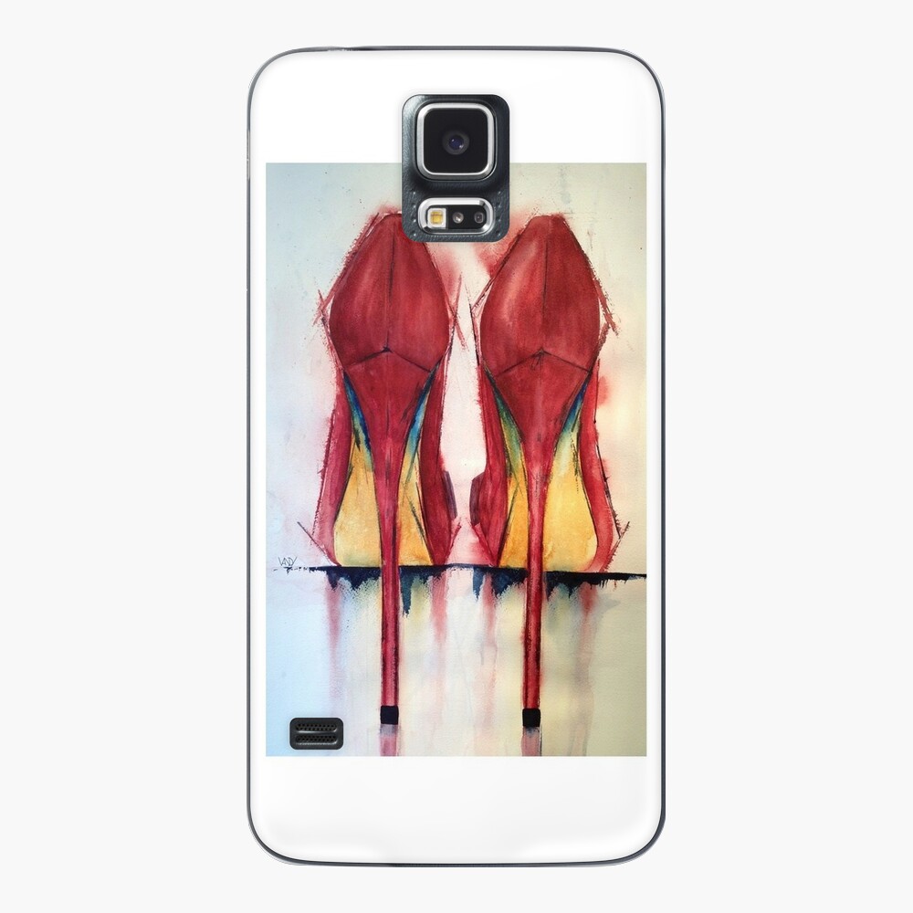Red Shoes - Girls' Best Friends Case & Skin for Samsung Galaxy