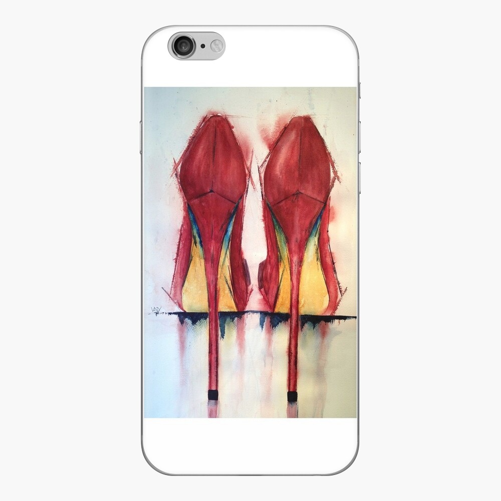 Red Shoes - Girls' Best Friends iPhone Skin