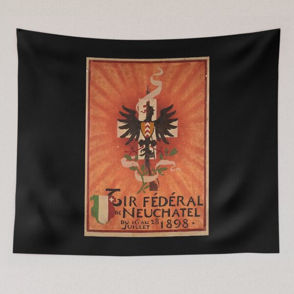 Item preview, retro tir federal de neuchatel designed and sold by CorasPosters.