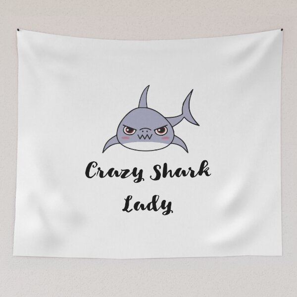 Item preview, Crazy Shark Lady 2020 designed and sold by DesignArena.