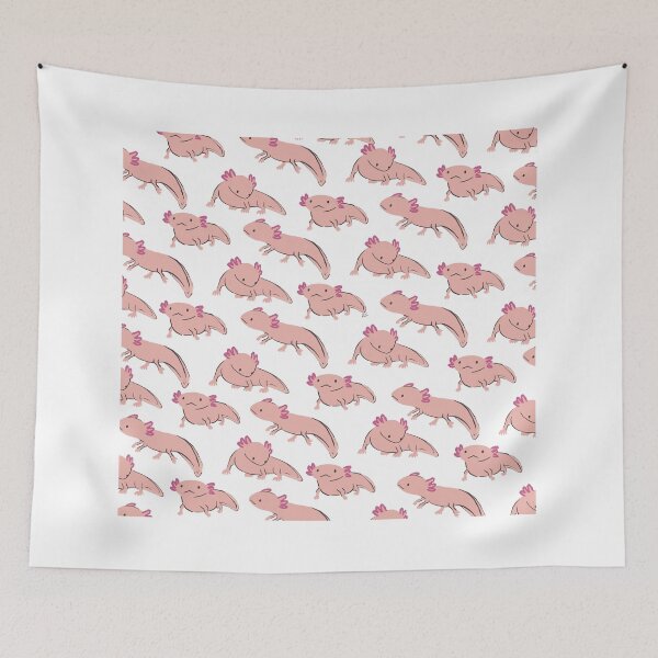 Item preview, Meh Axolotls no background designed and sold by Salem Scribbles.