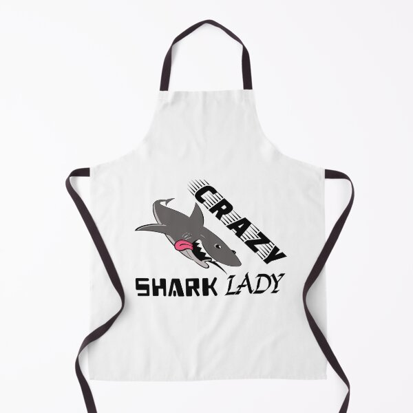 Item preview, CRAZY SHARK LADY FUNNY ITEMS. designed and sold by safiel5.