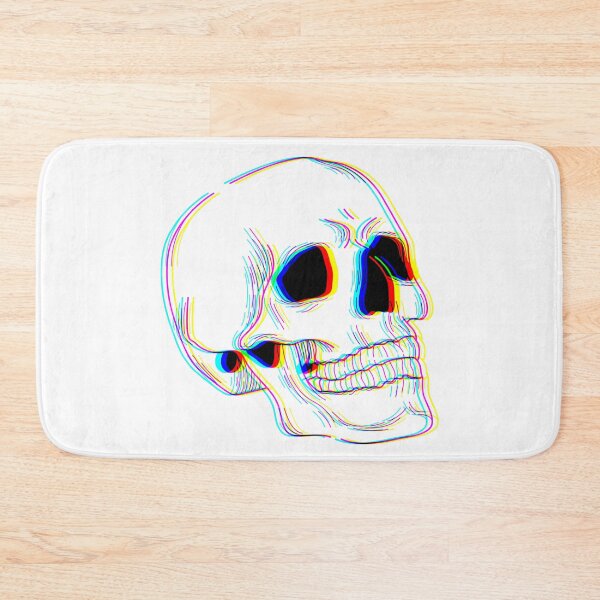 Item preview, Glitch skull designed and sold by MyLucidDreams.