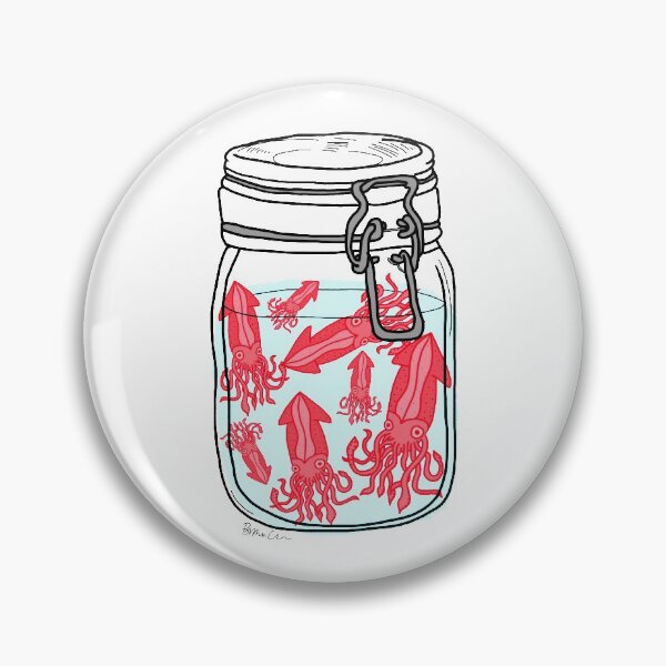 Item preview, Jar of Squids designed and sold by Brenna Costello.
