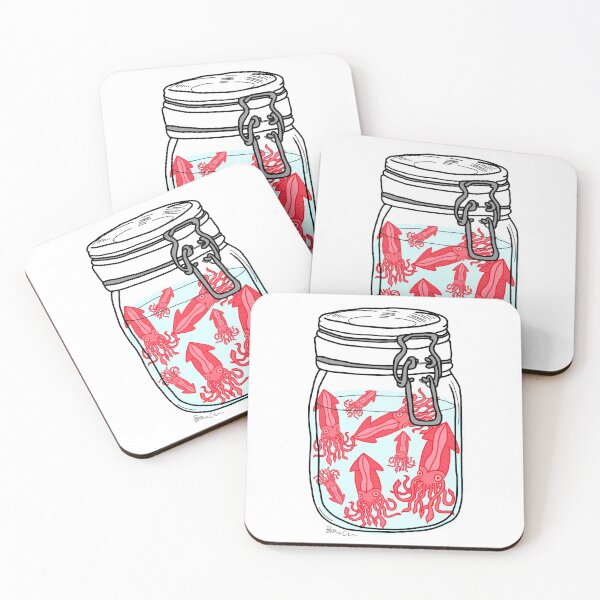 Item preview, Jar of Squids designed and sold by Brenna Costello.