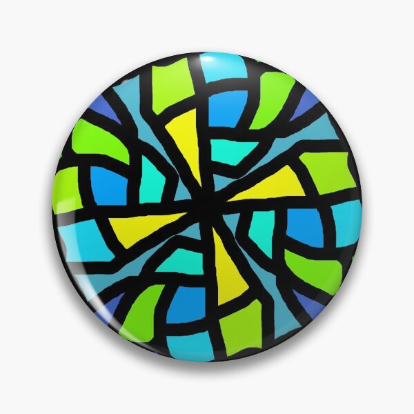 Item preview, Shades of blue and green Mosaic designed and sold by EurekaRoad.