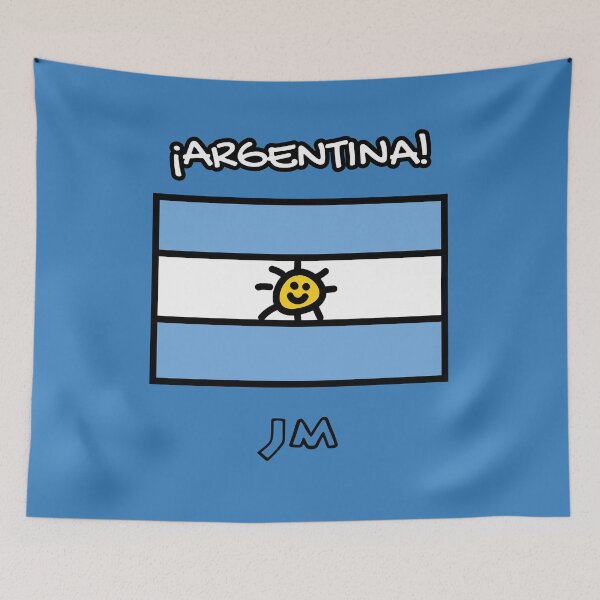 Item preview, Argentina flag drawn designed and sold by jesumedina.