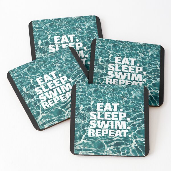 Item preview, Eat Sleep Swim Repeat designed and sold by joabaj.