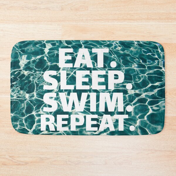 Item preview, Eat Sleep Swim Repeat designed and sold by joabaj.