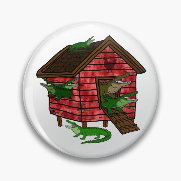 Item preview, Chicken Coop Full of Alligators designed and sold by Brenna Costello.
