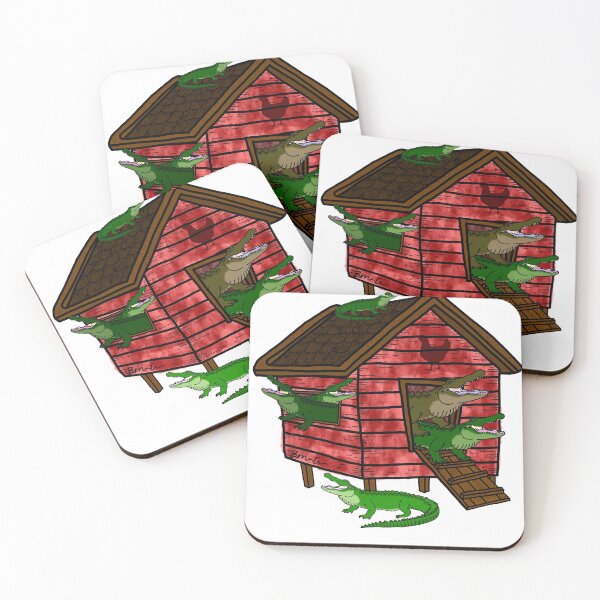 Item preview, Chicken Coop Full of Alligators designed and sold by Brenna Costello.