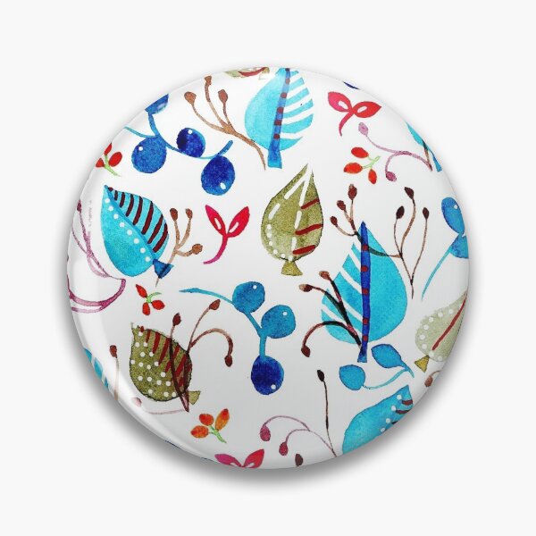 Item preview, Pattern, motif, flowery, turquoise designed and sold by voicivoila.