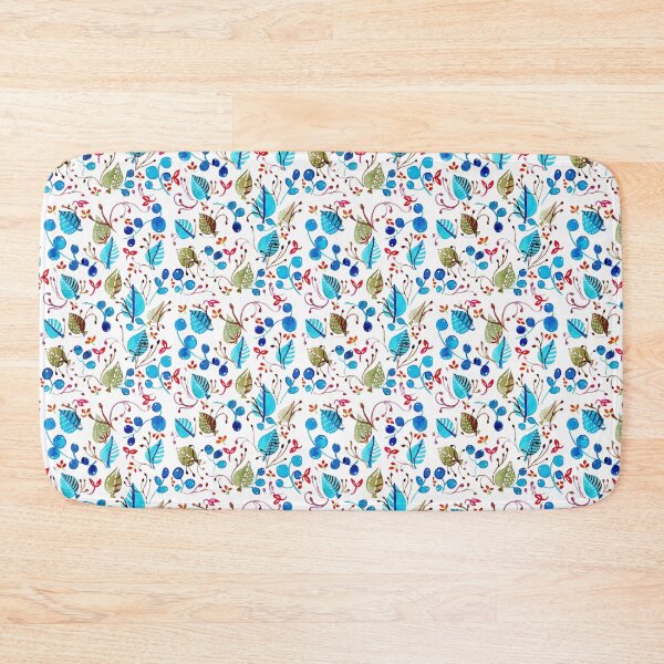Item preview, Pattern, motif, flowery, turquoise designed and sold by voicivoila.