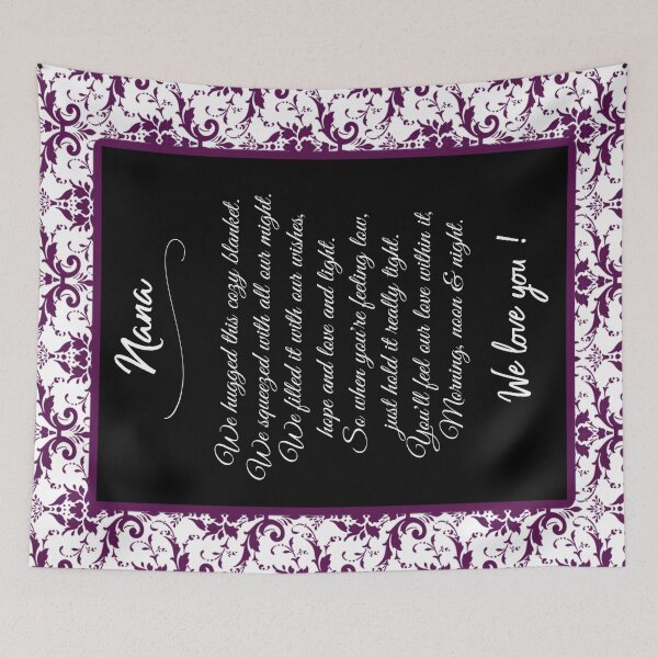 Item preview, Nana Blanket From Grandchildren, We Hugged This Blanket designed and sold by evquesnel.