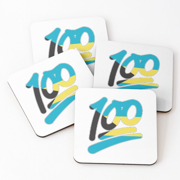 Item preview, Bahamas Flag 100 Emoji designed and sold by IdentiTee Studios.