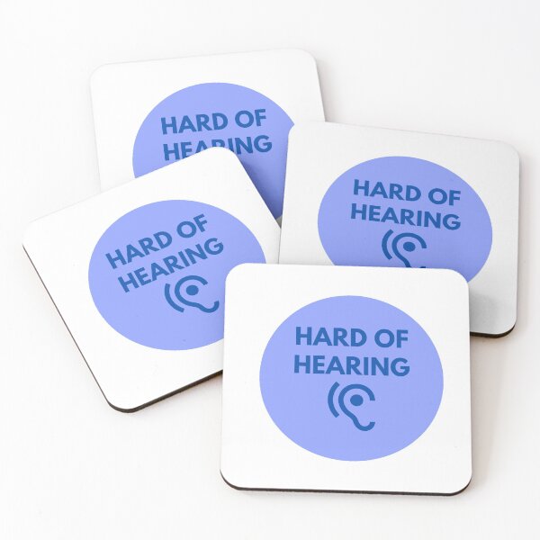 Item preview, I Am Hard of Hearing, Hearing Impaired Blue designed and sold by JessyDesigns.