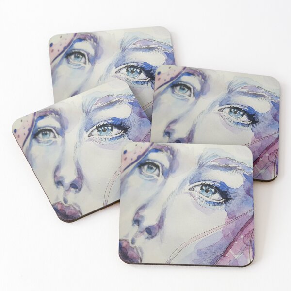 Item preview, Woman's Face Watercolor designed and sold by liftdesign.