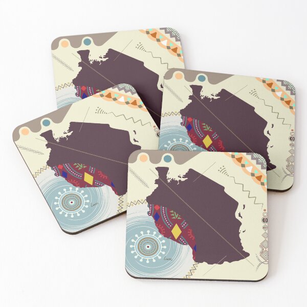Item preview, Tanzania Stylized designed and sold by lanrestudio.