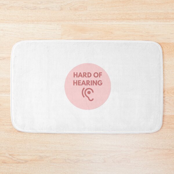Item preview, I Am Hard of Hearing, Hearing Impaired Pink designed and sold by JessyDesigns.