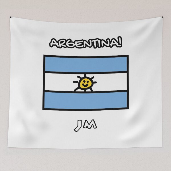 Item preview, Argentina flag drawn! designed and sold by jesumedina.