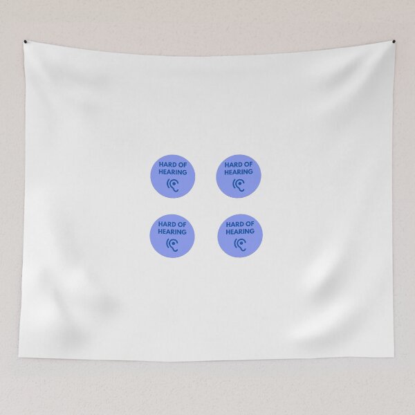 Item preview, I Am Hard of Hearing, Hearing Impaired Blue Pack designed and sold by JessyDesigns.