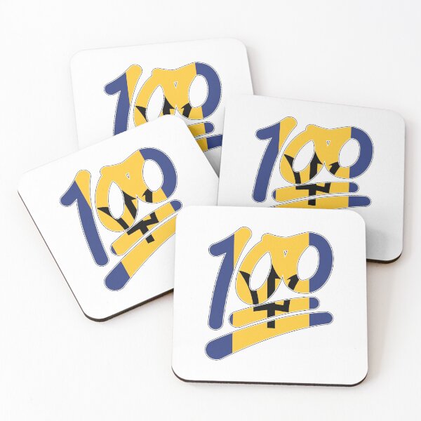 Item preview, Barbados Flag 100 Emoji designed and sold by IdentiTee Studios.