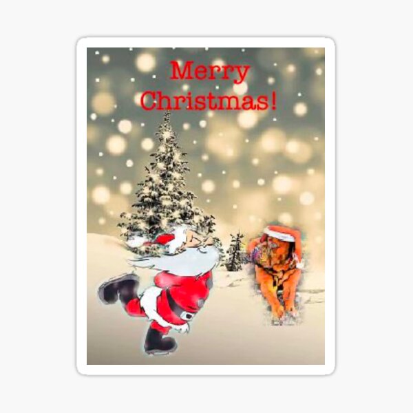 Vista previa del artículo con la obra «Tema del perro ¡Oye Santa, he sido un buen perro! Cita decoración festiva divertida.», diseñado y vendido por Julieford.
