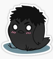 Haikyuu Crow Stickers | Redbubble