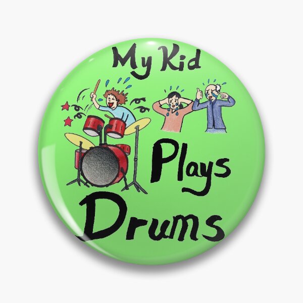 Item preview, My Kid Plays Drums FunnyCartoon Musician Drummer ParentsGift	 designed and sold by AliceXueTrp.