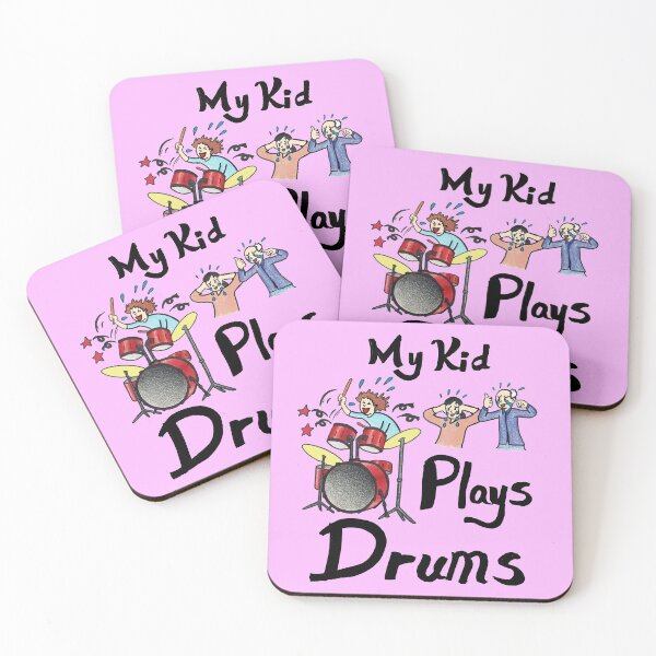 Item preview, My Kid Plays Drums FunnyCartoon Musician Drummer ParentsGift	 designed and sold by AliceXueTrp.