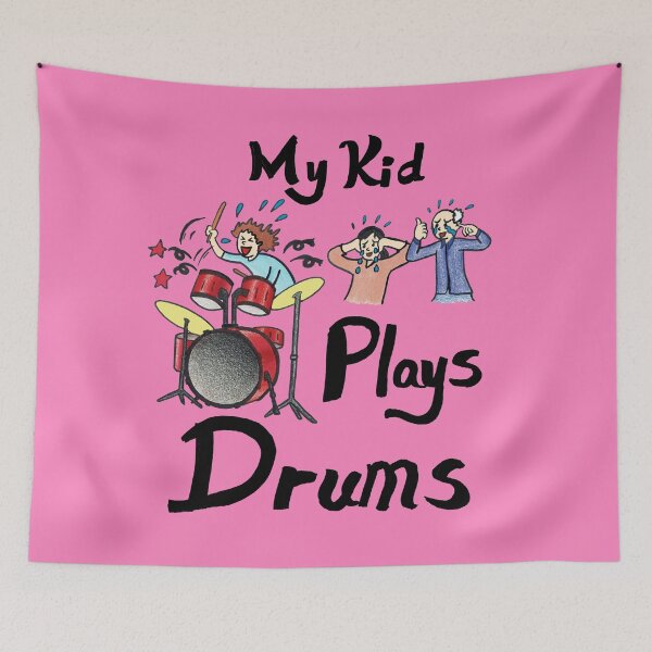 Item preview, My Kid Plays Drums FunnyCartoon Musician Drummer ParentsGift	 designed and sold by AliceXueTrp.
