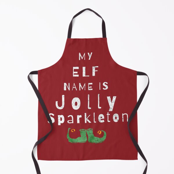 Item preview, My Elf Name Is Jolly Sparkleton designed and sold by Sunny Collections.