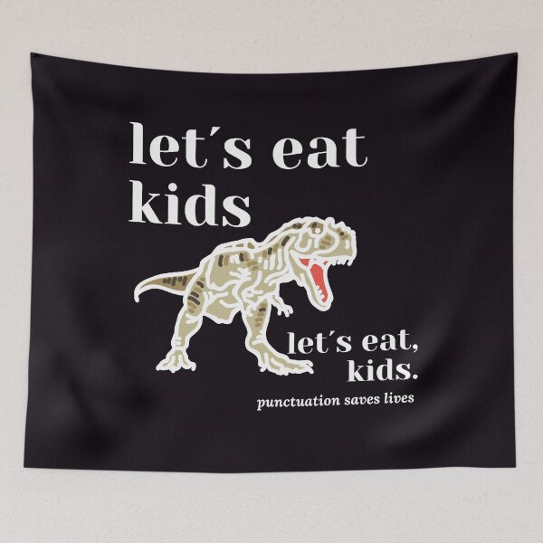 Item preview, Let's Eat Kids Punctuation Saves Lives. Funny Grammar Punctuation designed and sold by joanaoberg.