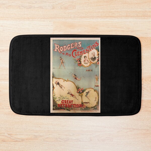 Item preview, retro rodgers et miss clementins great attraction designed and sold by CorasPosters.