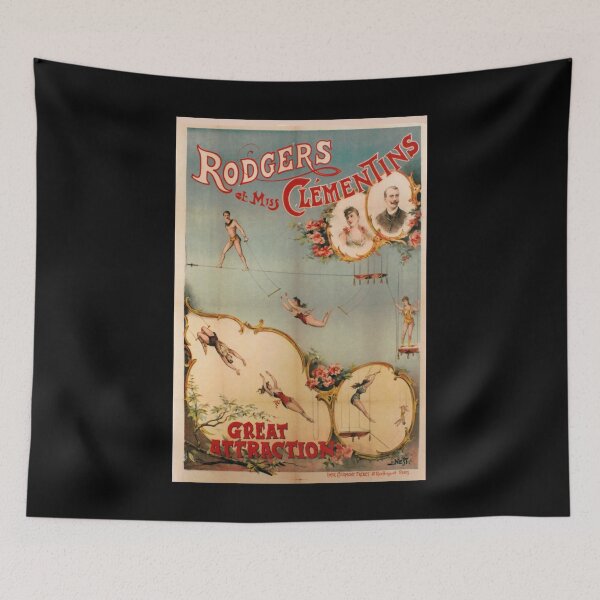 Item preview, retro rodgers et miss clementins great attraction designed and sold by CorasPosters.