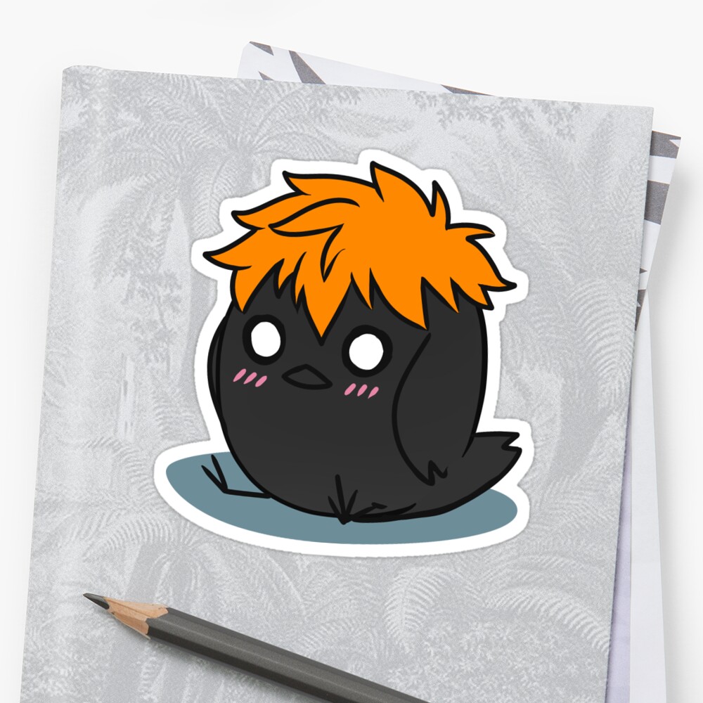 Crow Hinata Sticker By Ukkii Redbubble 9432