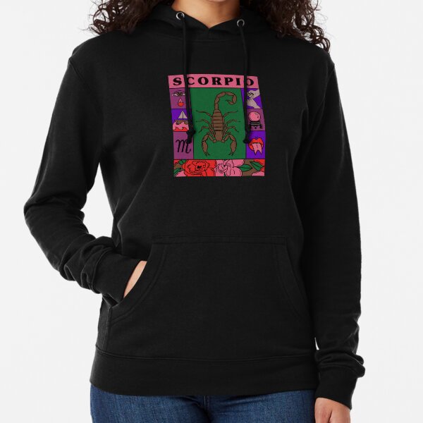 Scorpio Illustration Lightweight Hoodie