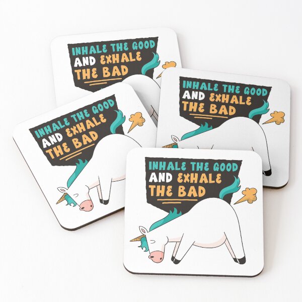 Item preview, Yoga Unicorn - Inhale the good, exhale the bad designed and sold by infleims.