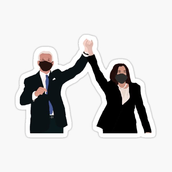 BIDEN HARRIS DRAWING 2020 Sticker