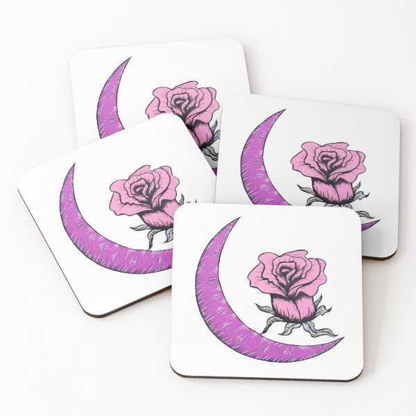 Item preview, Cresent Moon with Rose designed and sold by Esciggy3.
