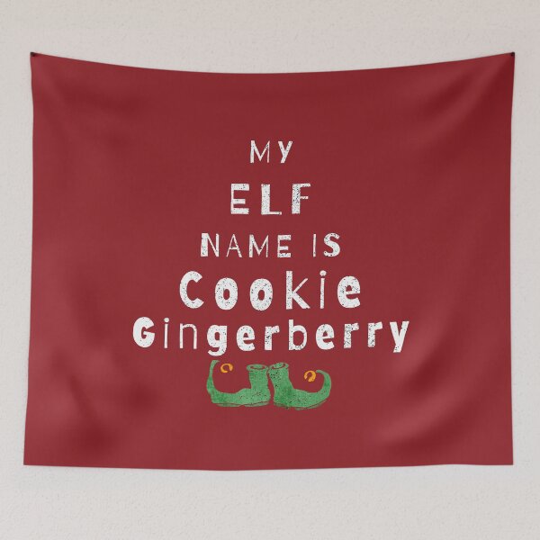 Item preview, My Elf Name Is Cookie Gingerberry designed and sold by Sunny Collections.