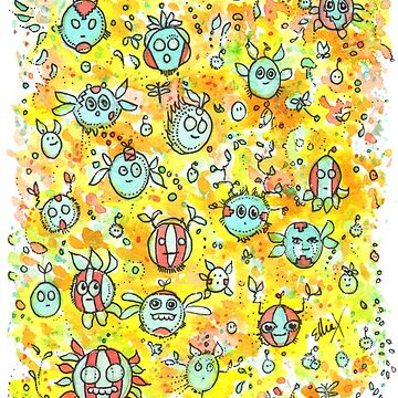 Artwork thumbnail, Kodamas - Tree Spirits by Emma Sidwell