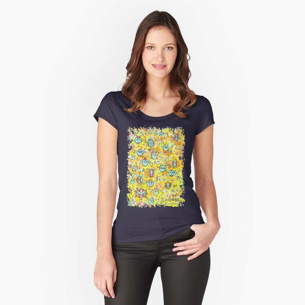 Item preview, Fitted Scoop T-Shirt designed and sold by ElliaDesigns.