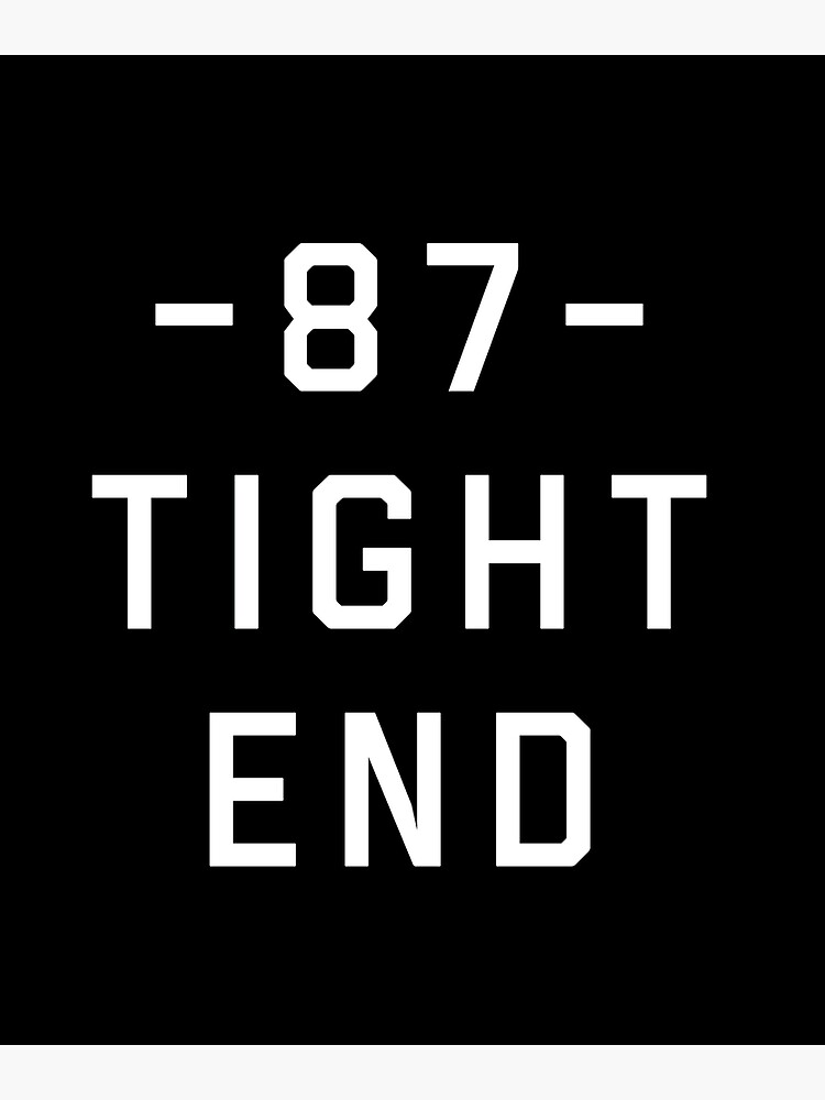 "National Tight End Day" Poster for Sale by DesignArena Redbubble