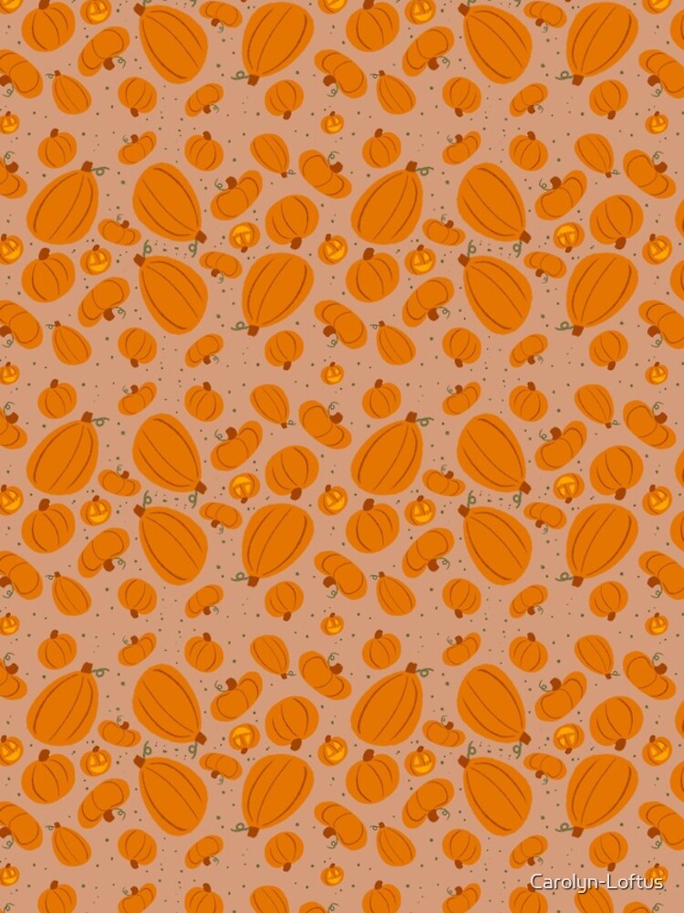 Falling for Autumn-Pumpkin Pattern by Carolyn-Loftus