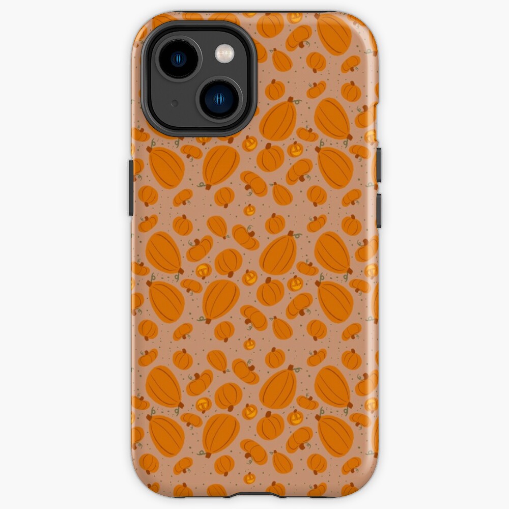 Falling for Autumn-Pumpkin Pattern iPhone Case