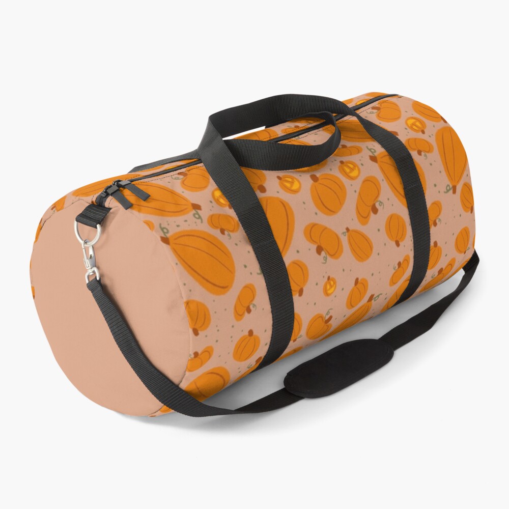 Falling for Autumn-Pumpkin Pattern Duffle Bag